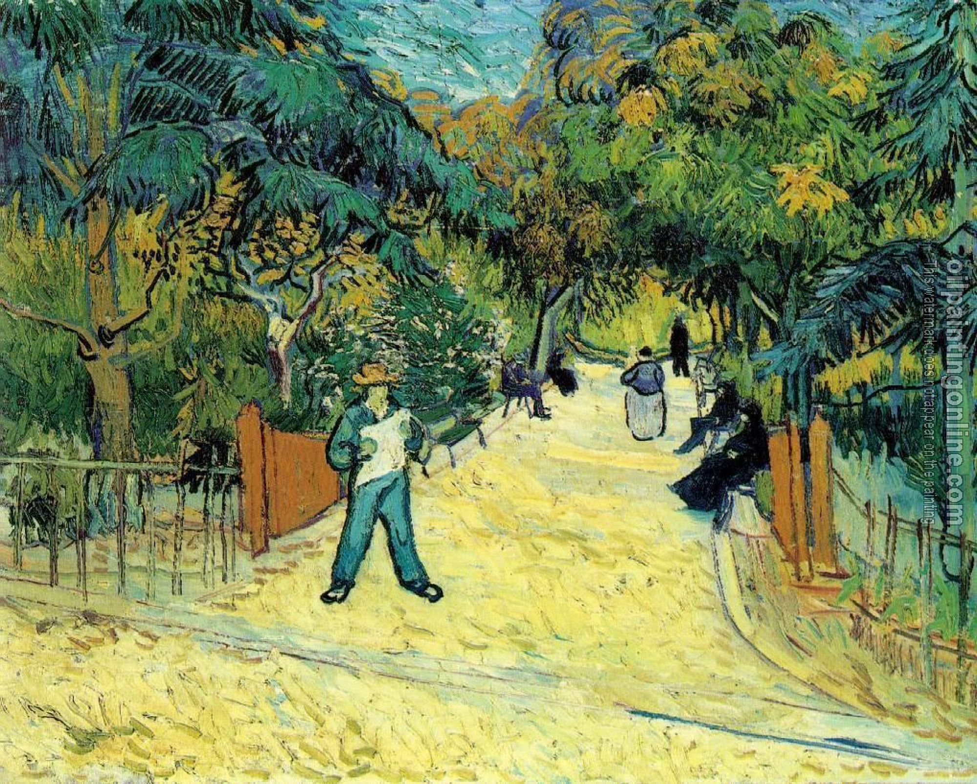 Gogh, Vincent van - Entrance to the Public Garden in Arles